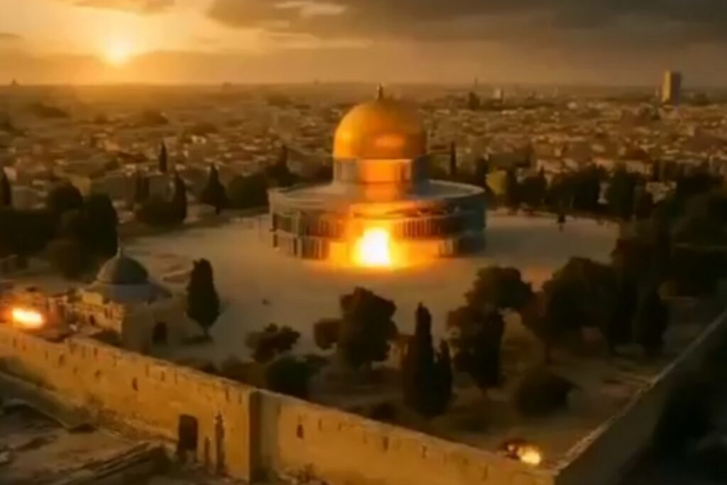 Jerusalem Next Year ? Israel’s AI Video Shows Al-Aqsa Mosque Demolished