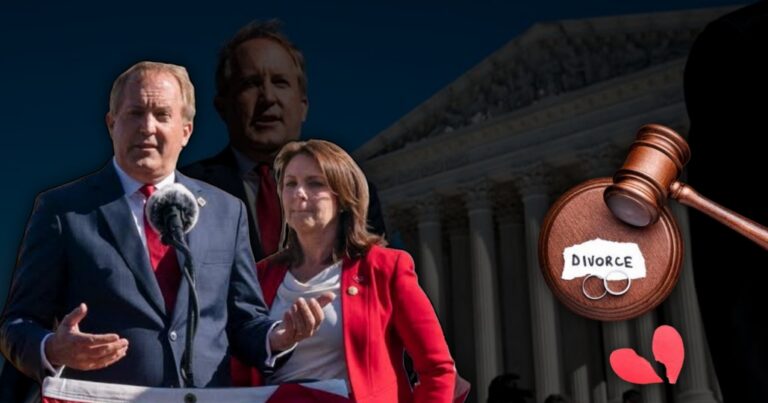 Ken Paxton Wife Files For Divorce on Biblical Grounds.