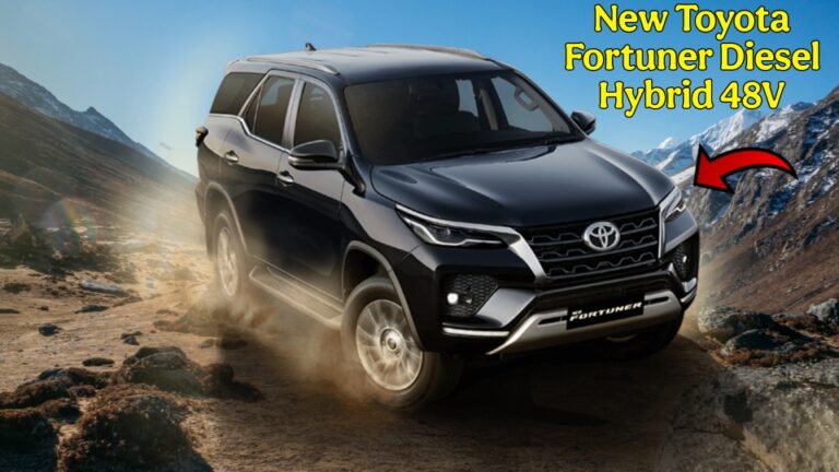 2025 Toyota Fortuner Diesel Hybrid 48V – A Change in 5 Years?